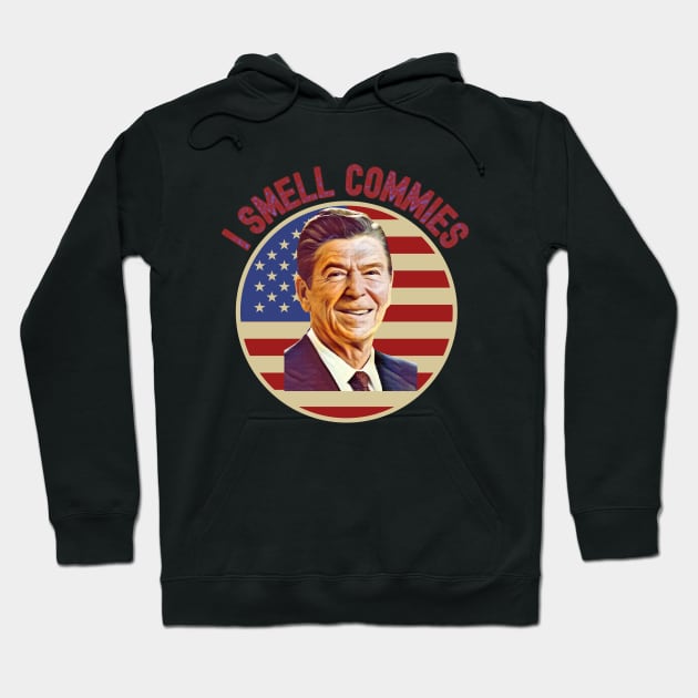 I Smell Commies Hoodie by FullOnNostalgia